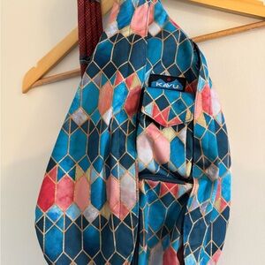 KAVU Multicolor Diamond Pattern Sling Bag